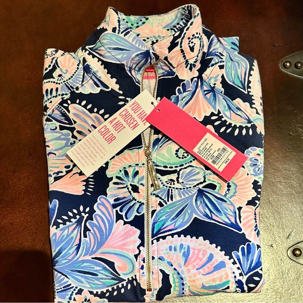 NWT! Lilly Pulitzer High Tide “Holy Flockamolie" Skipper Popover - Picture 2 of 3